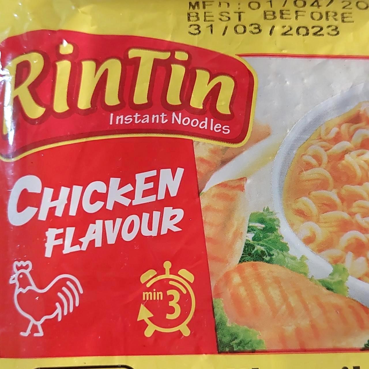 Képek - Instant tésztás leves Instant noodles Chicken flavour Rintin