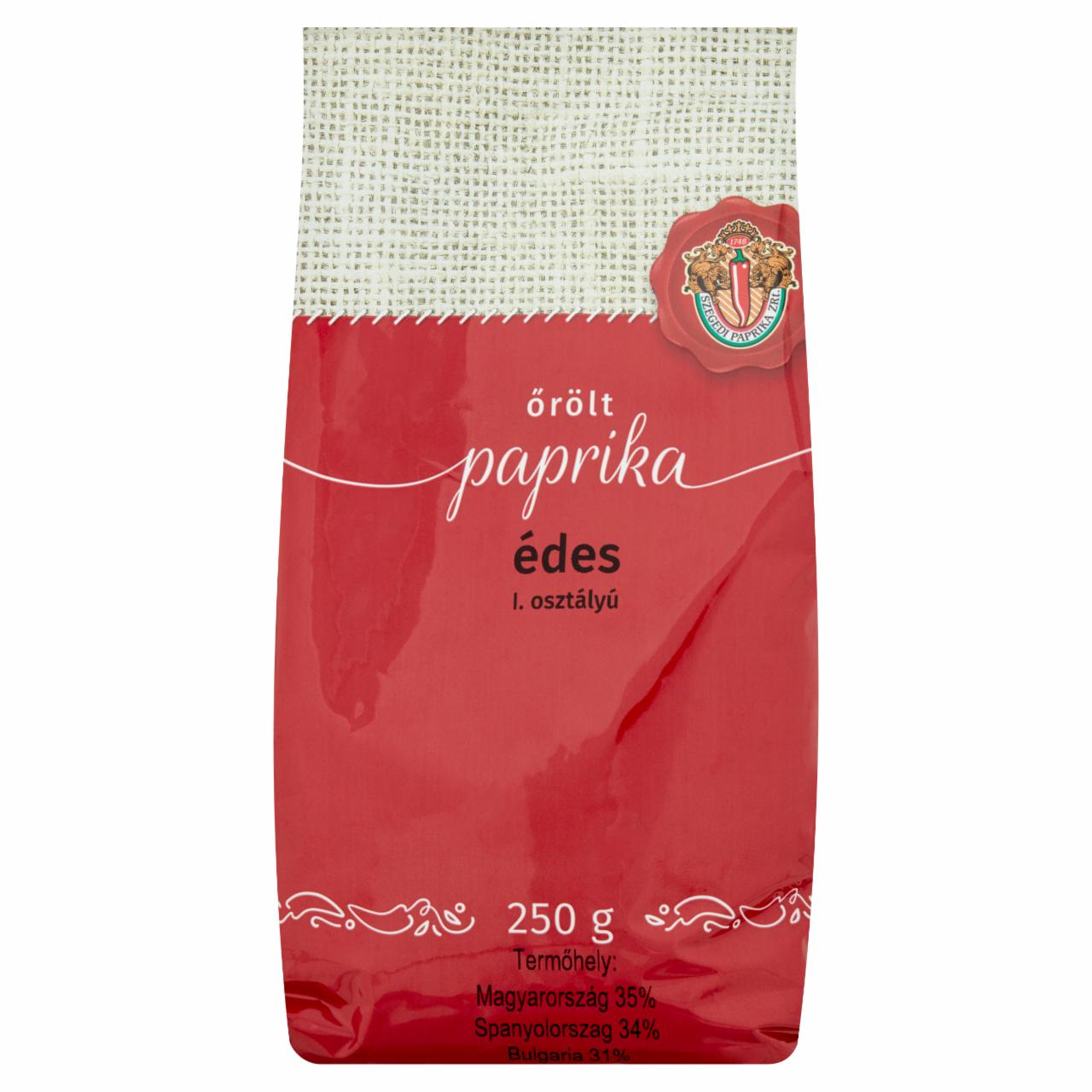 Képek - Szegedi Paprika I. osztályú édes őrölt paprika 250 g