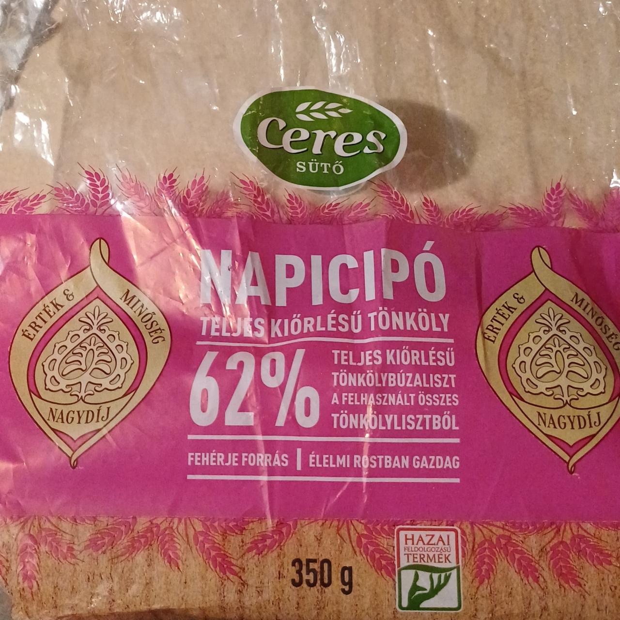 Képek - Napicipó teljes kiőrlésű tönköly Ceres Sütő