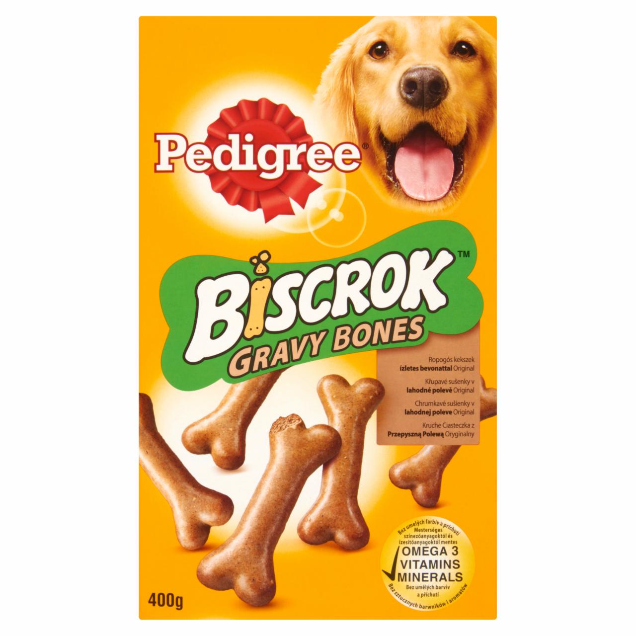 Képek - Pedigree Biscrok Gravy Bones Original kiegészítő állateledel felnőtt kutyák számára 400 g