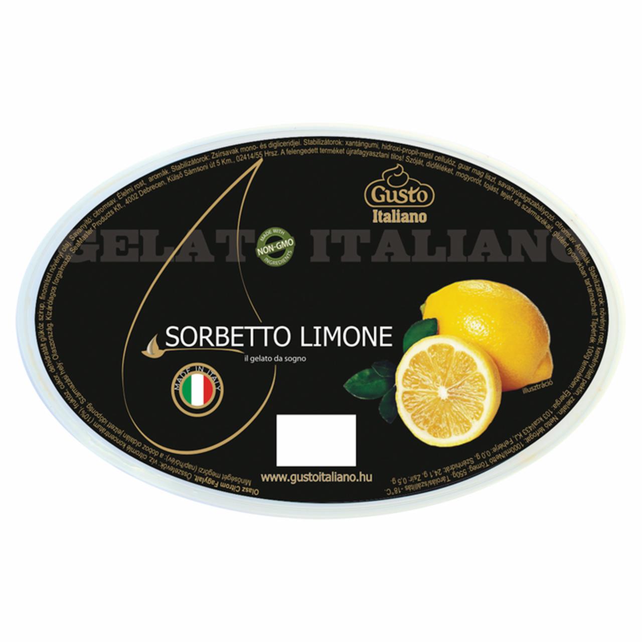 Képek - Gusto Italiano olasz citrom fagylalt 1000 ml
