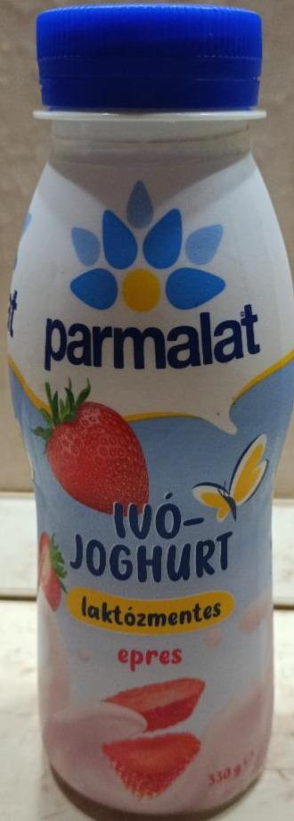 Képek - Parmalat zsírszegény, laktózmentes epres ivójoghurt 330 g