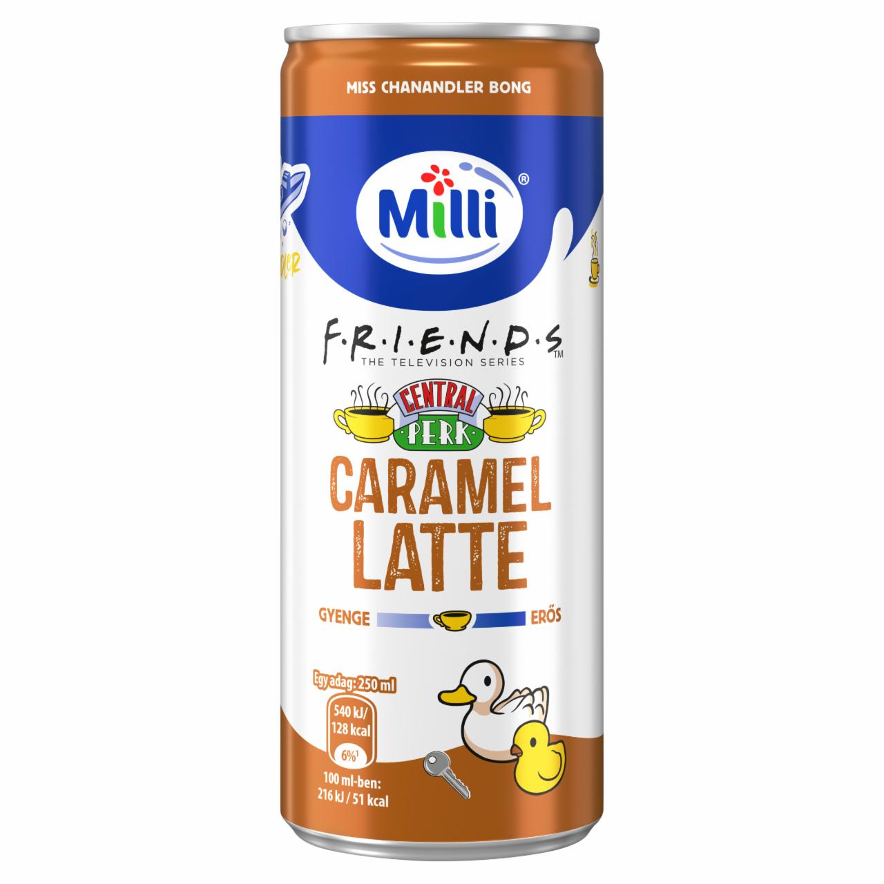 Képek - Milli Caramell Latte karamella ízesítésű tejkészítmény 250 ml