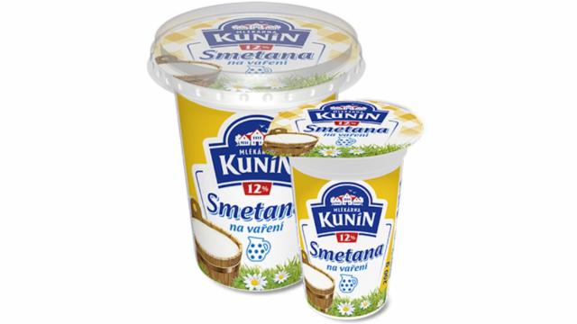 Képek - Smetana na vaření 12% tuku Kunín
