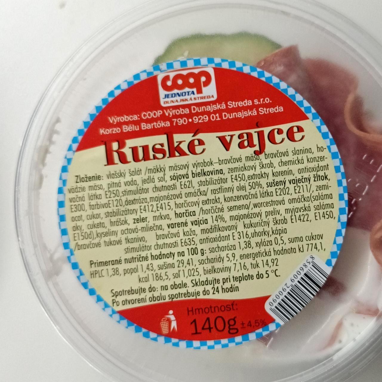 Képek - Ruské vajce Coop jednota Dunajská Streda