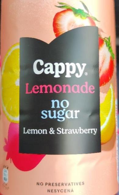 Képek - Cappy lemonade zero sugar Lemon & strawberry