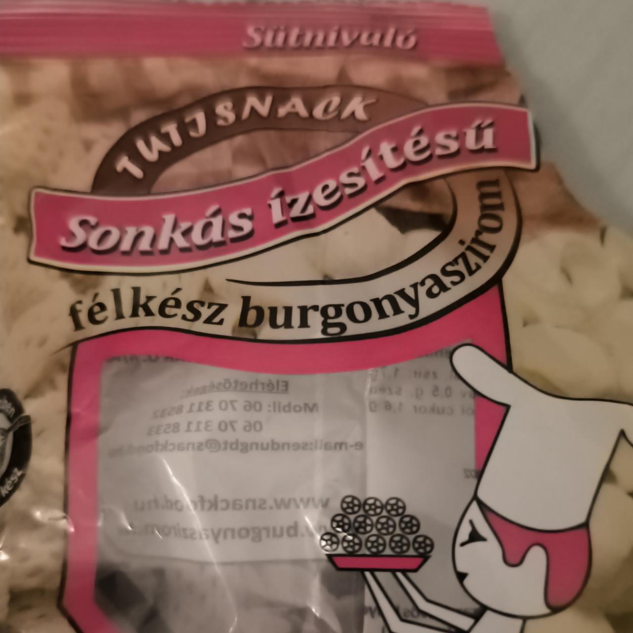 Képek - Félkész burgonyszirom sonkás ízesítű Tuti snack