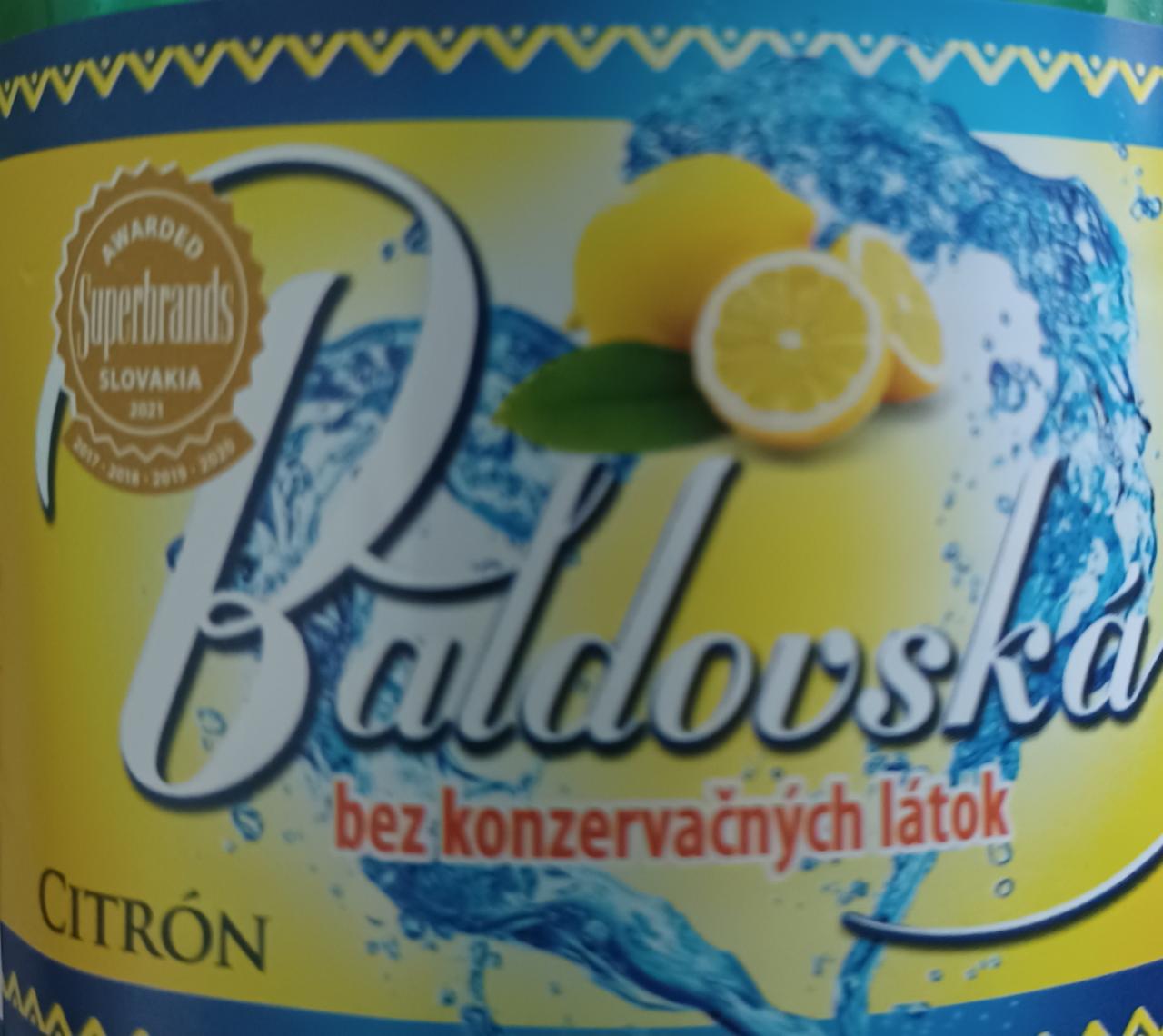 Képek - Baldovská citromos ásványvíz