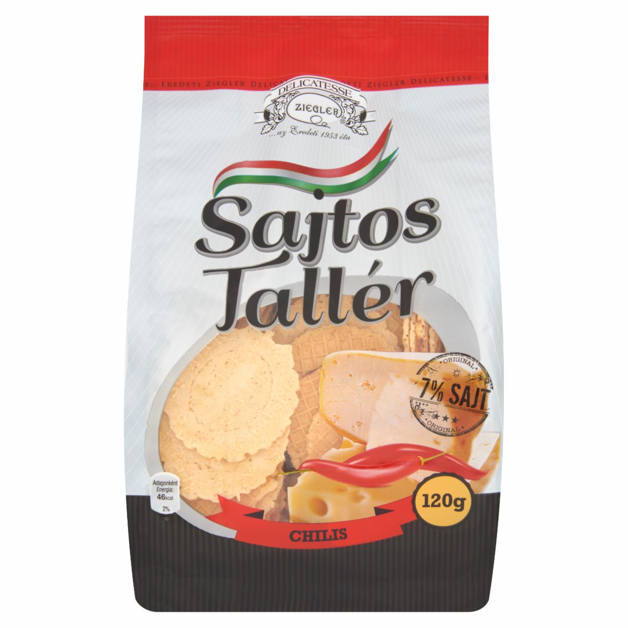 Képek - Ziegler chilis sajtos tallér 120 g