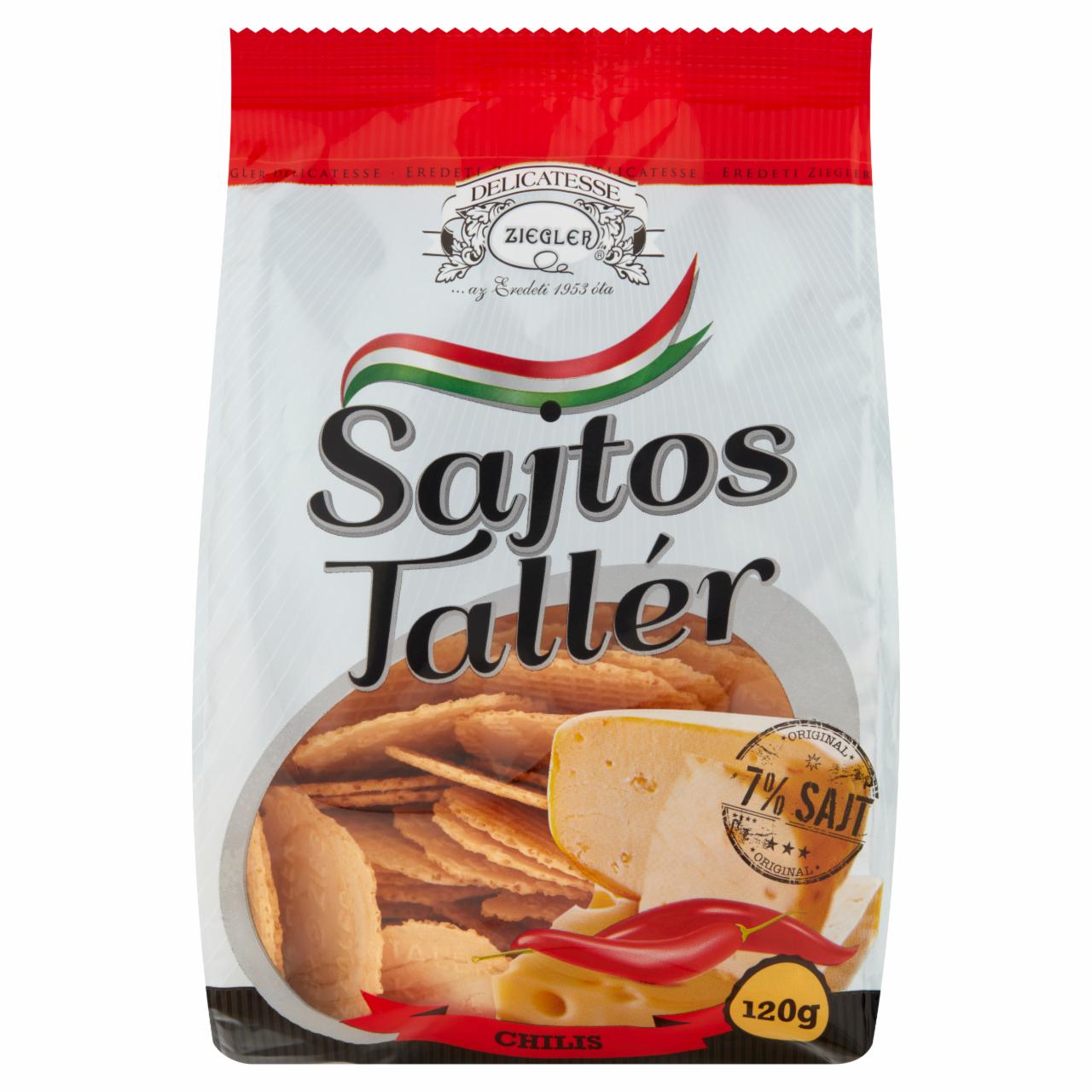 Képek - Ziegler chilis sajtos tallér 120 g