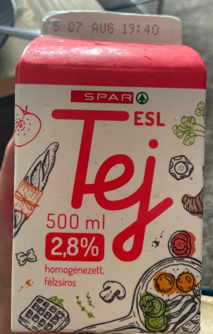 Képek - ESL Tej 2,8% Spar