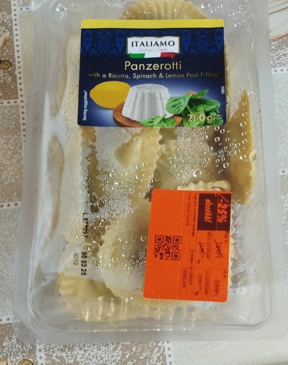Képek - Panzerotti with ricotta spinach & lemon Italiamo