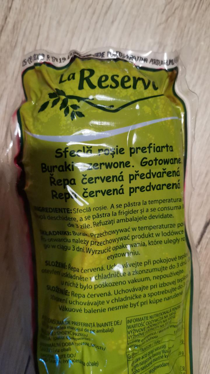 Képek - előfőzött cékla La Reserva