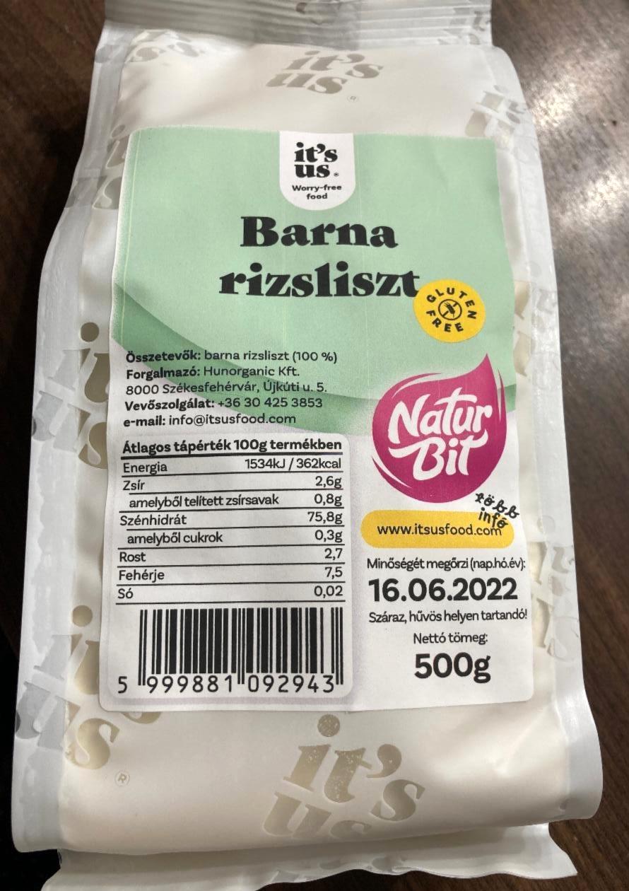 Képek - Barna rizslist Naturbit