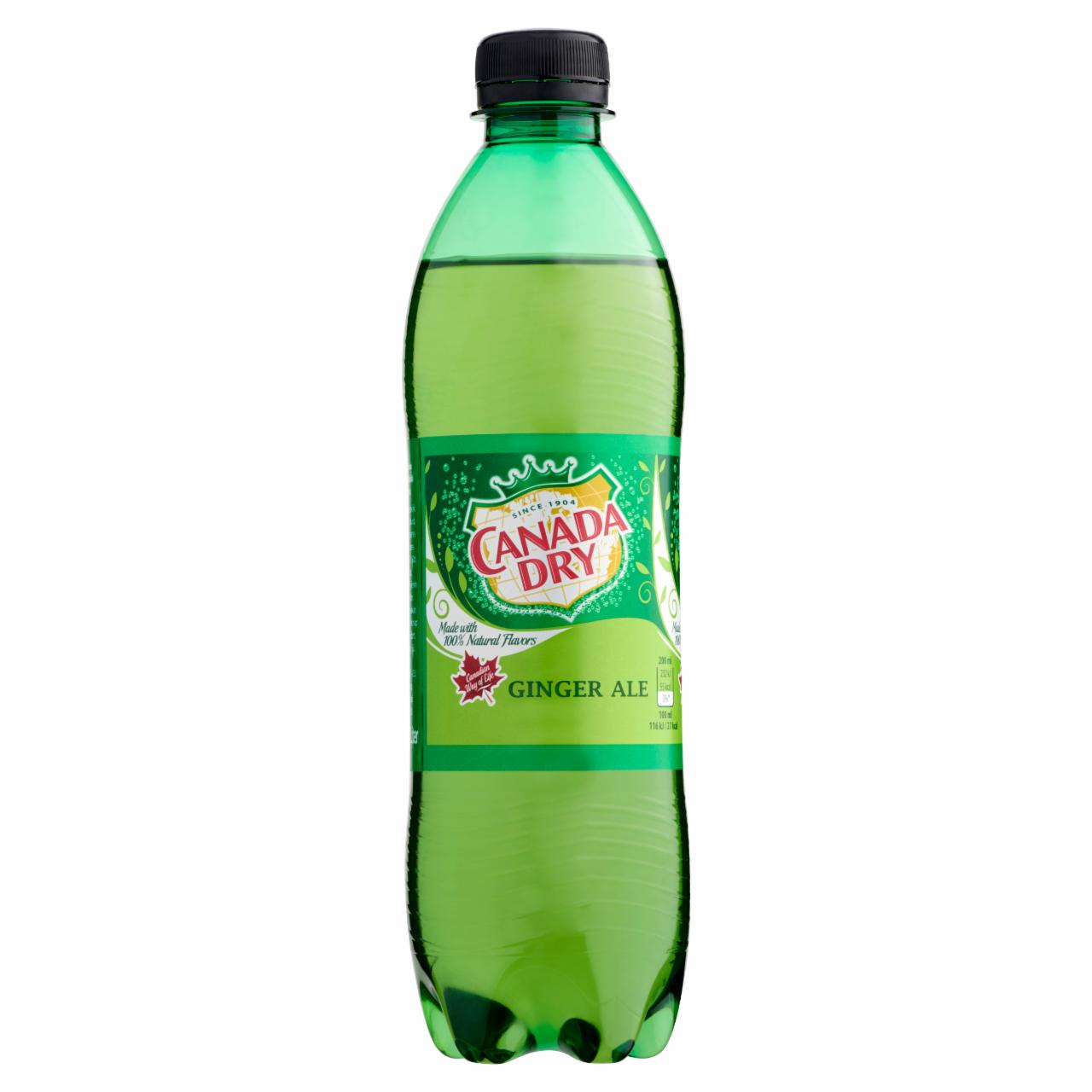 Képek - Canada Dry csökkentett energiatartalmú gyömbérízű szénsavas üdítőital 0,5 l