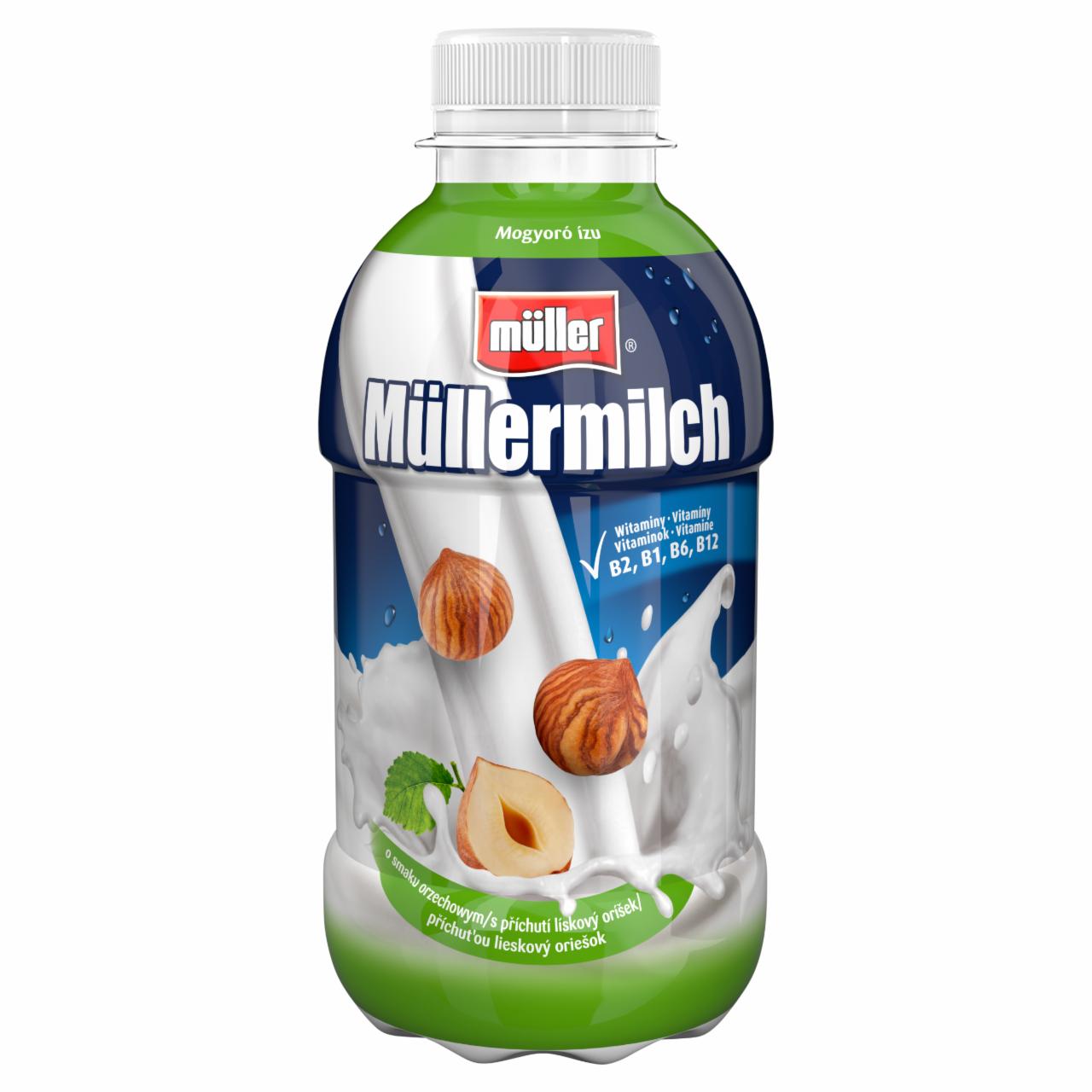 Képek - Müller Müllermilch mogyoró ízű zsírszegény tejital 400 g