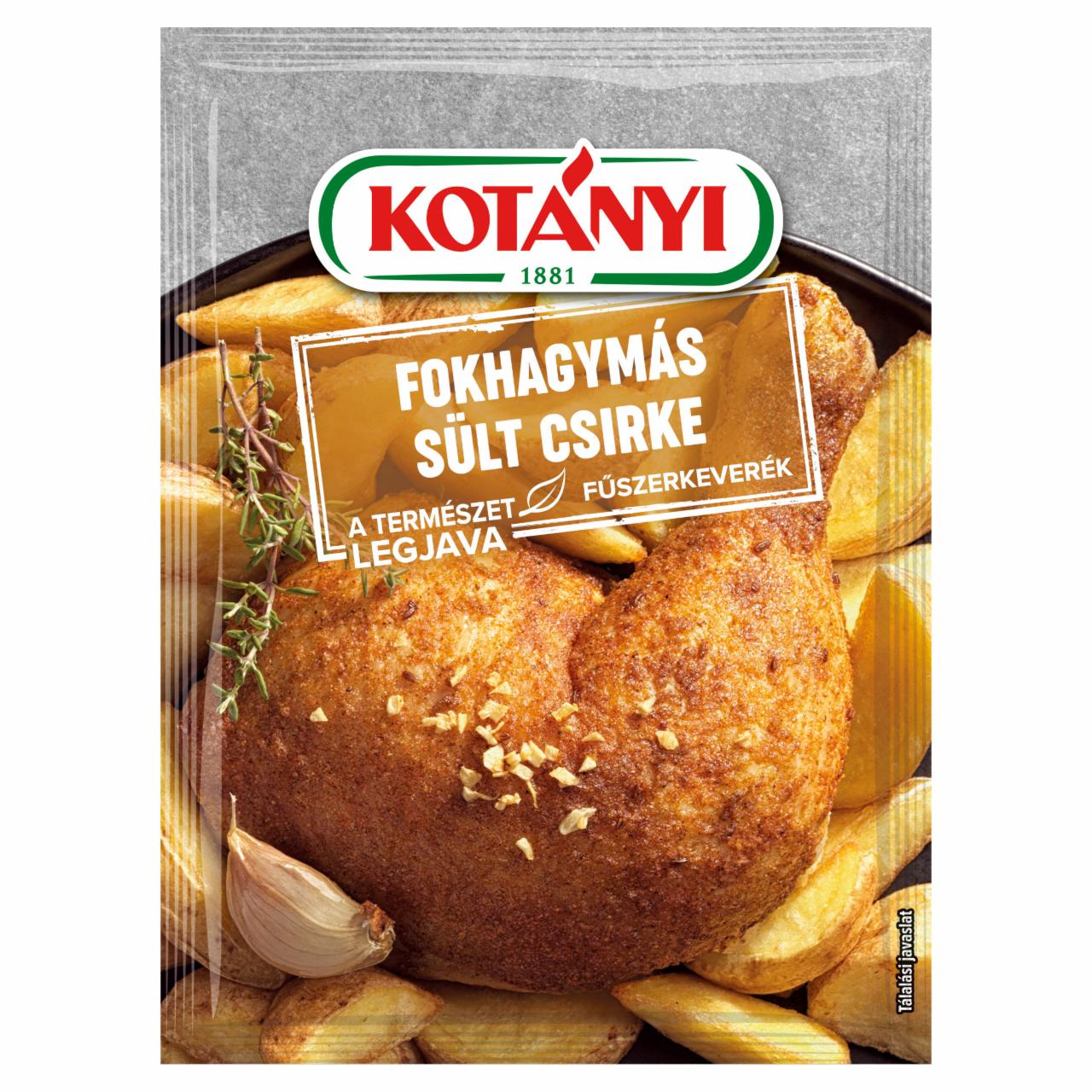 Képek - Kotányi fokhagymás sült csirke fűszerkeverék 30 g