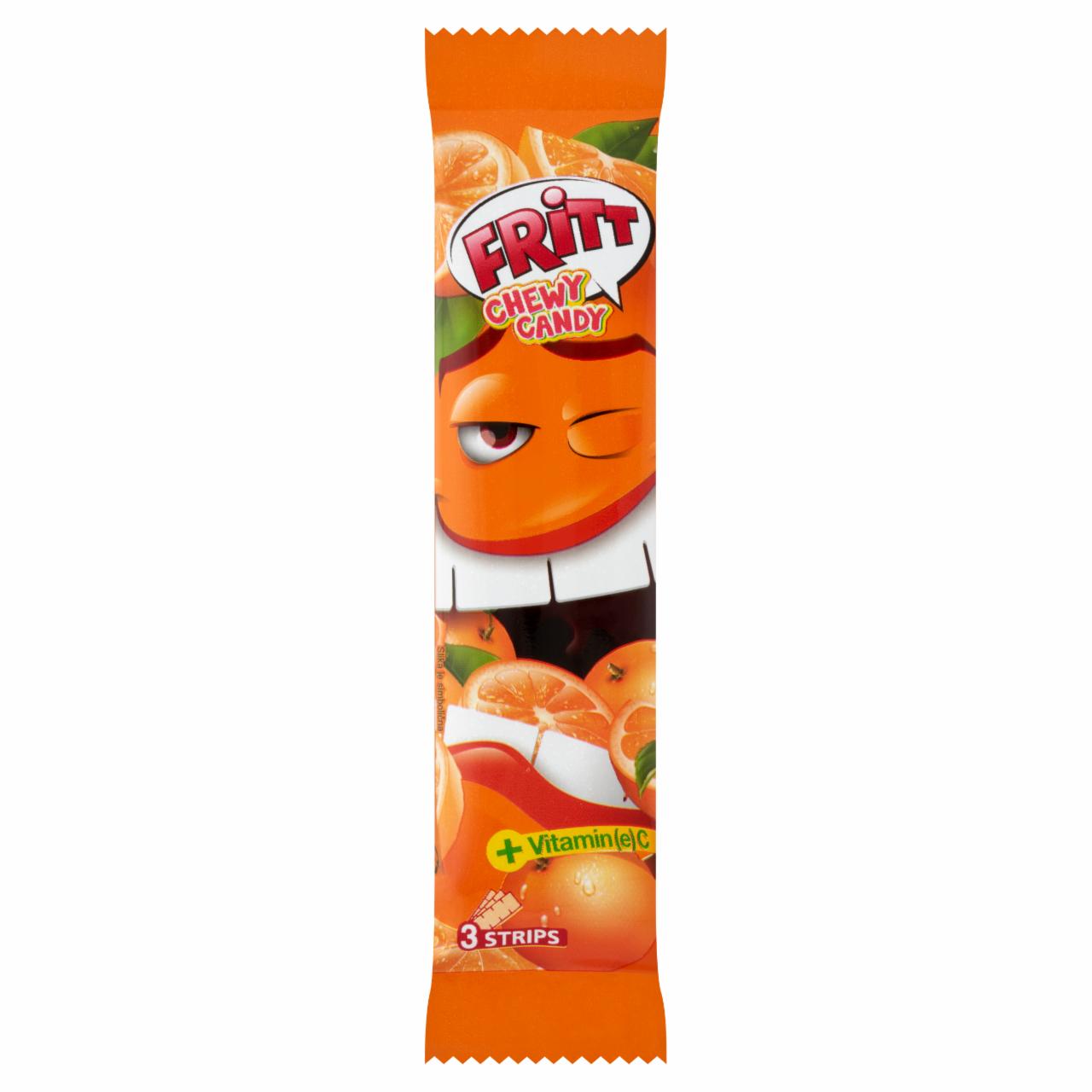 Képek - Fritt narancs ízesítésű rágócukorka C-vitaminnal 3 x 11,7 g (35 g)