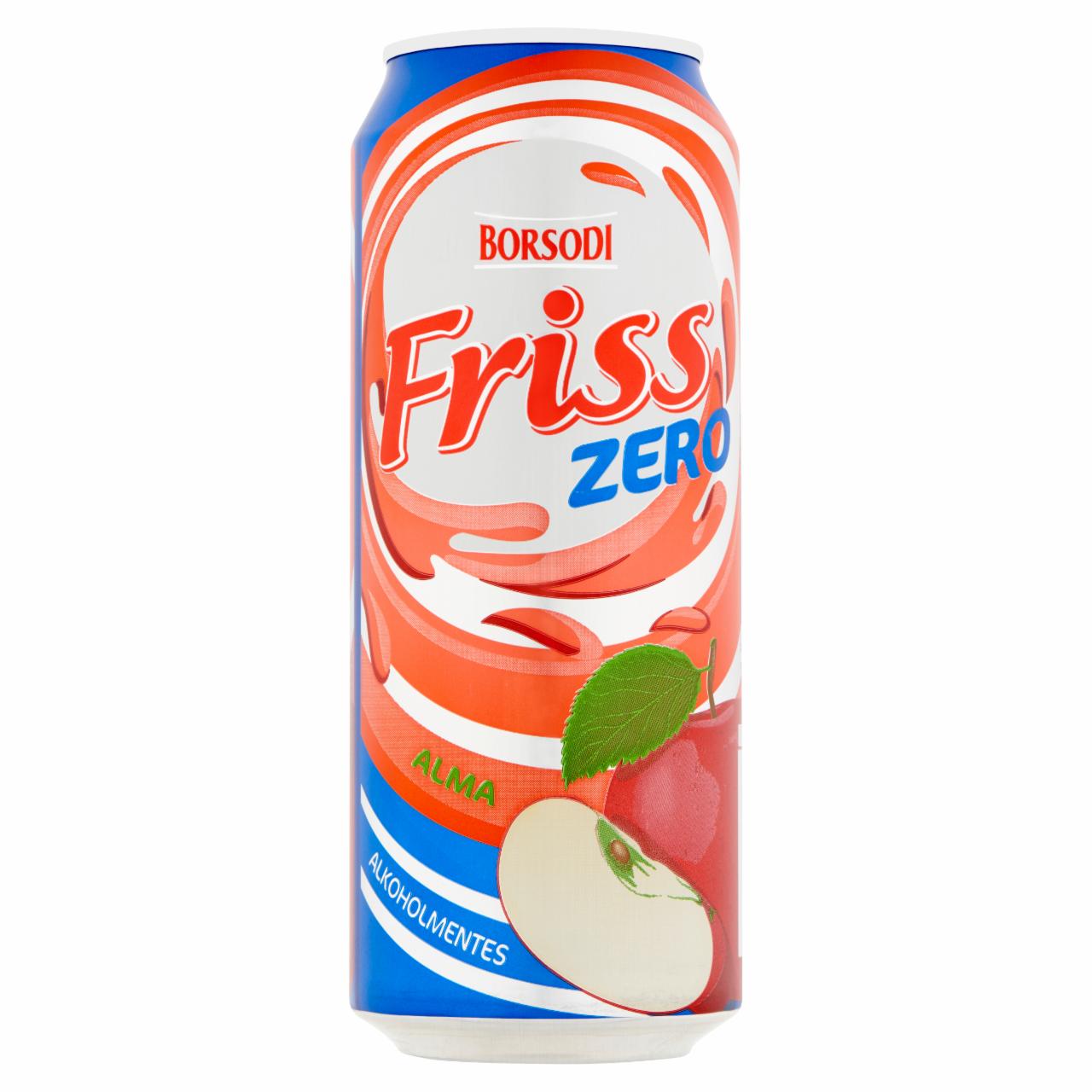 Képek - Borsodi Friss Zero alma ital és alkoholmentes világos sör keveréke 0,5% 0,5 l