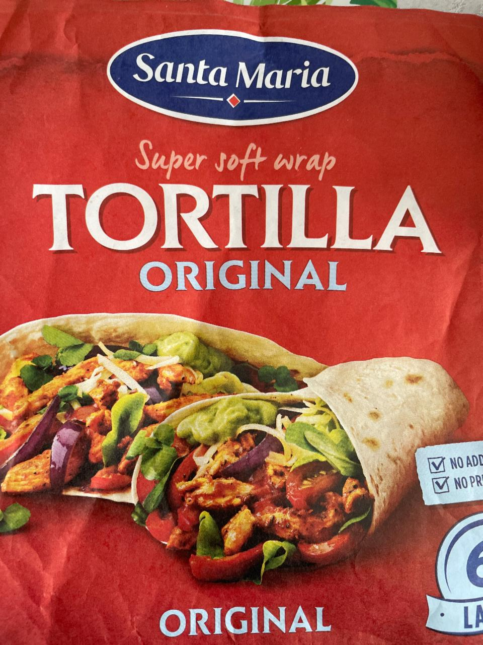 Képek - Tortilla original super soft wrap Santa Maria