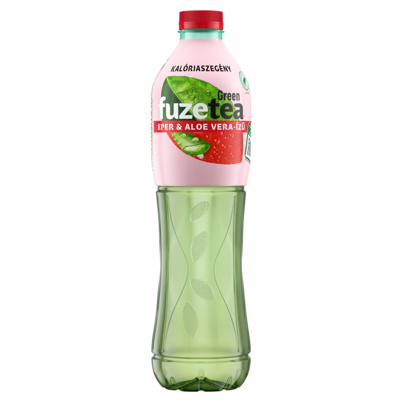 Képek - FuzeTea szénsavmentes eper-aloe vera-ízű üdítőital zöld tea kivonattal 1,5 l