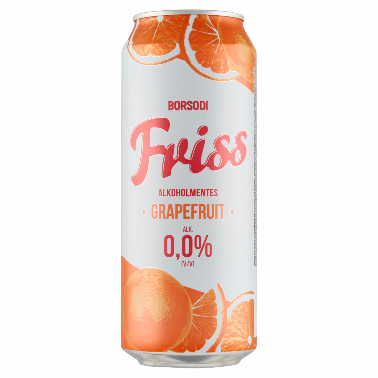 Képek - Borsodi Friss grapefruitos ital és alkoholmentes világos sör keveréke 0,5 l