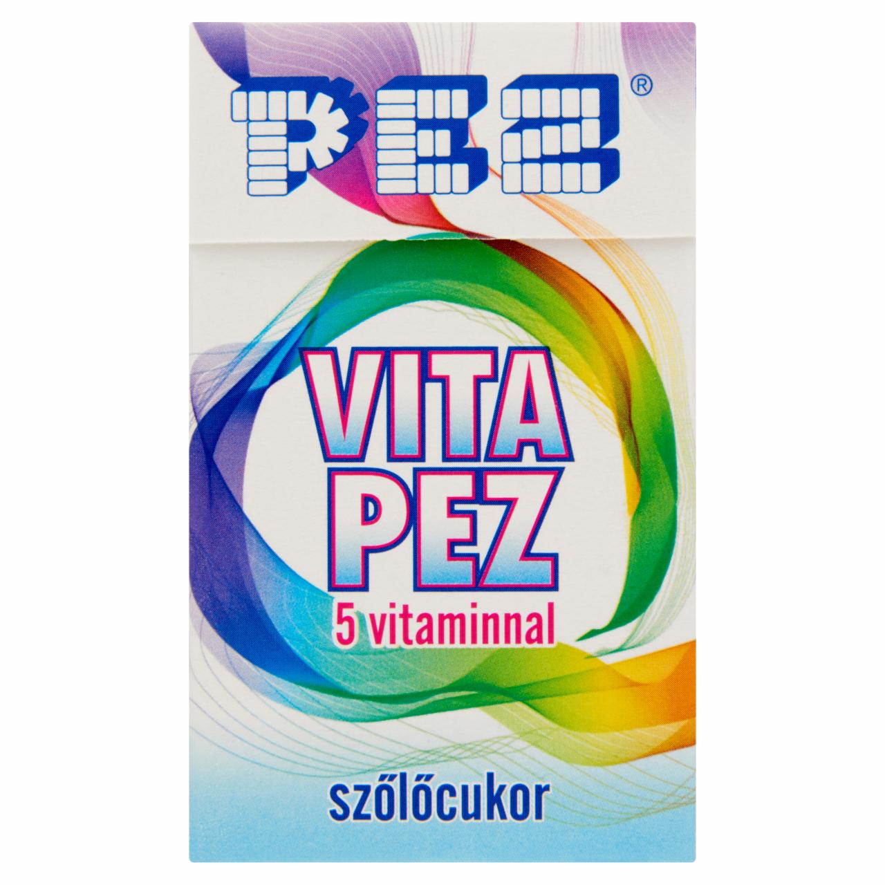 Képek - Pez Vita Pez tutti-frutti ízesítésű szőlőcukor 5 vitaminnal 30 g