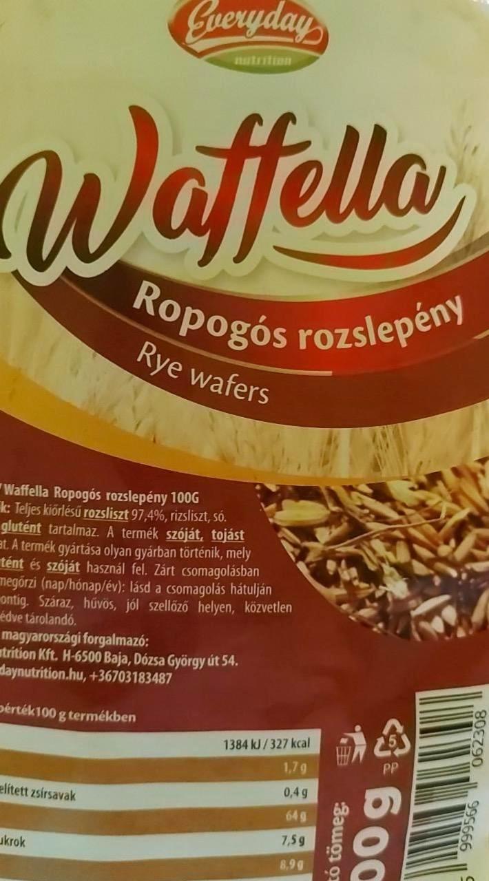 Képek - Waffella rozslepény Everyday