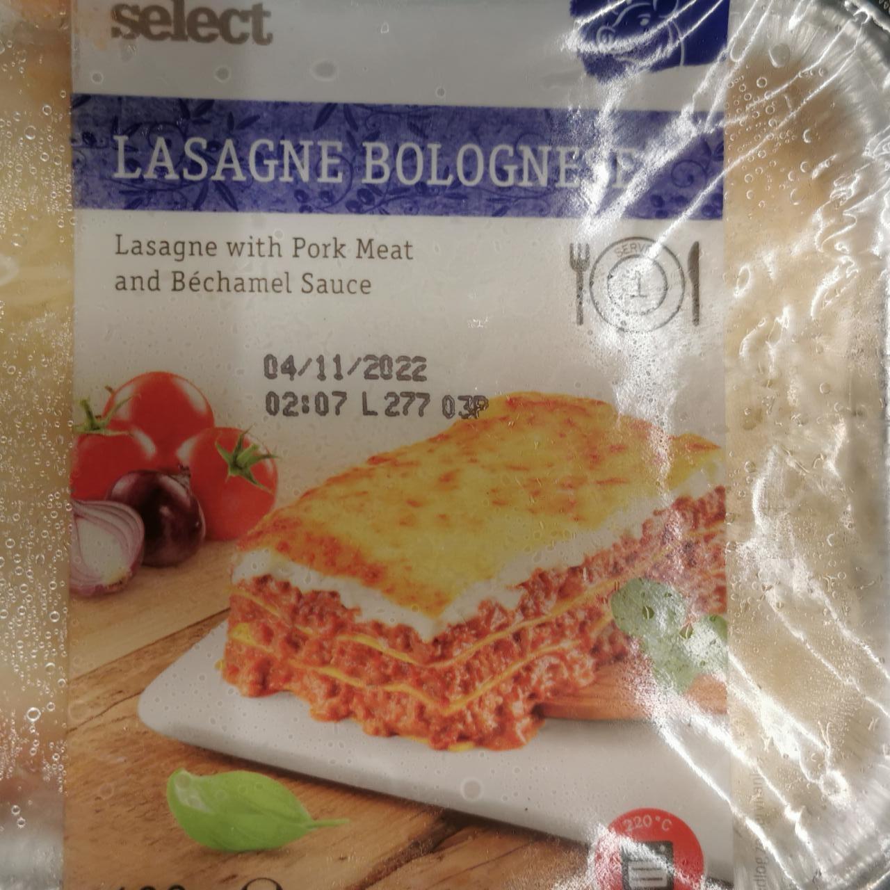 Képek - Lasagne Bolognese with pork meat and béchamel sauce Chef Select