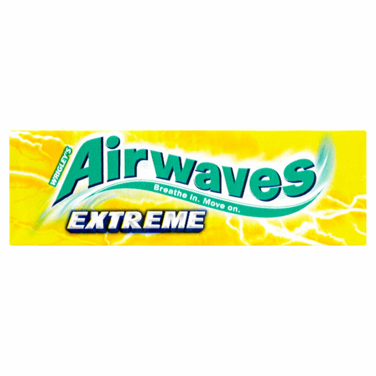 Képek - Airwaves Extreme Lemon Mint drazsé cukormentes rágógumi 14 g