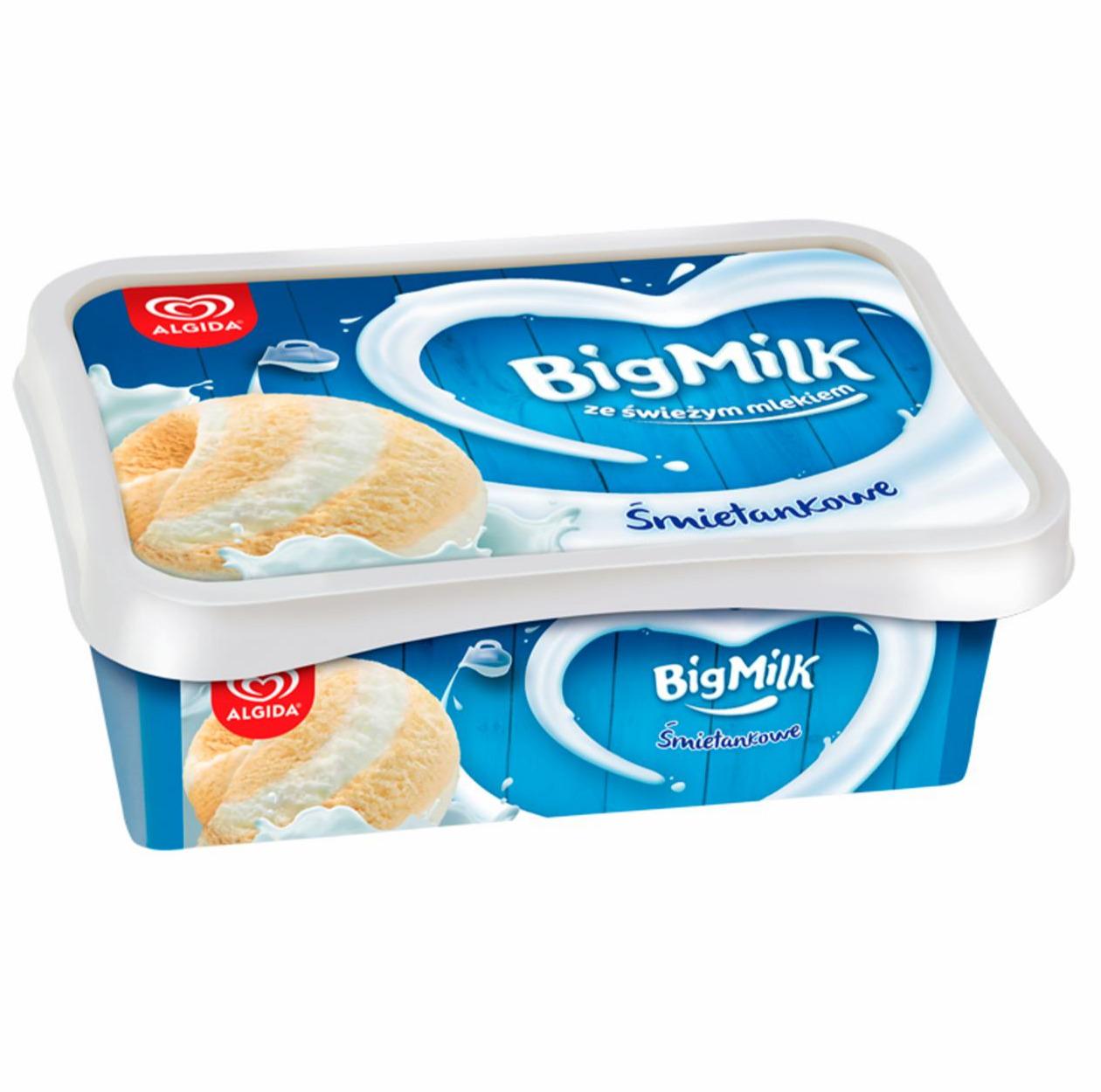 Képek - Big Milk vanília jégkrém 1000 ml