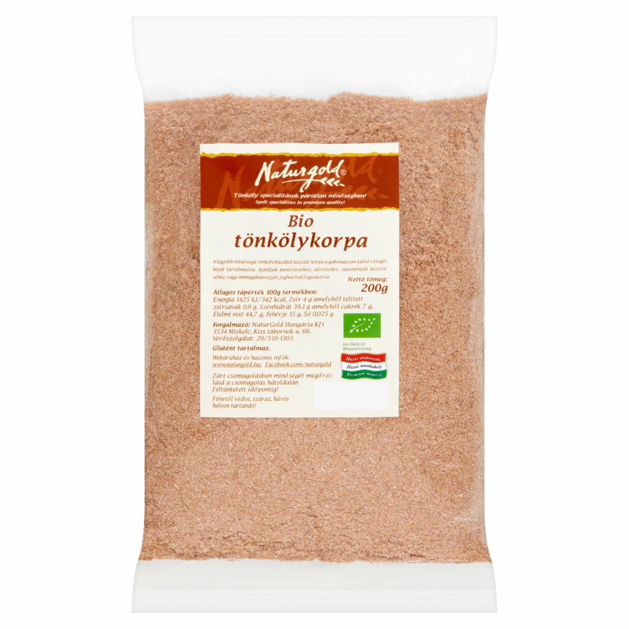 Képek - Naturgold BIO tönkölykorpa 200 g