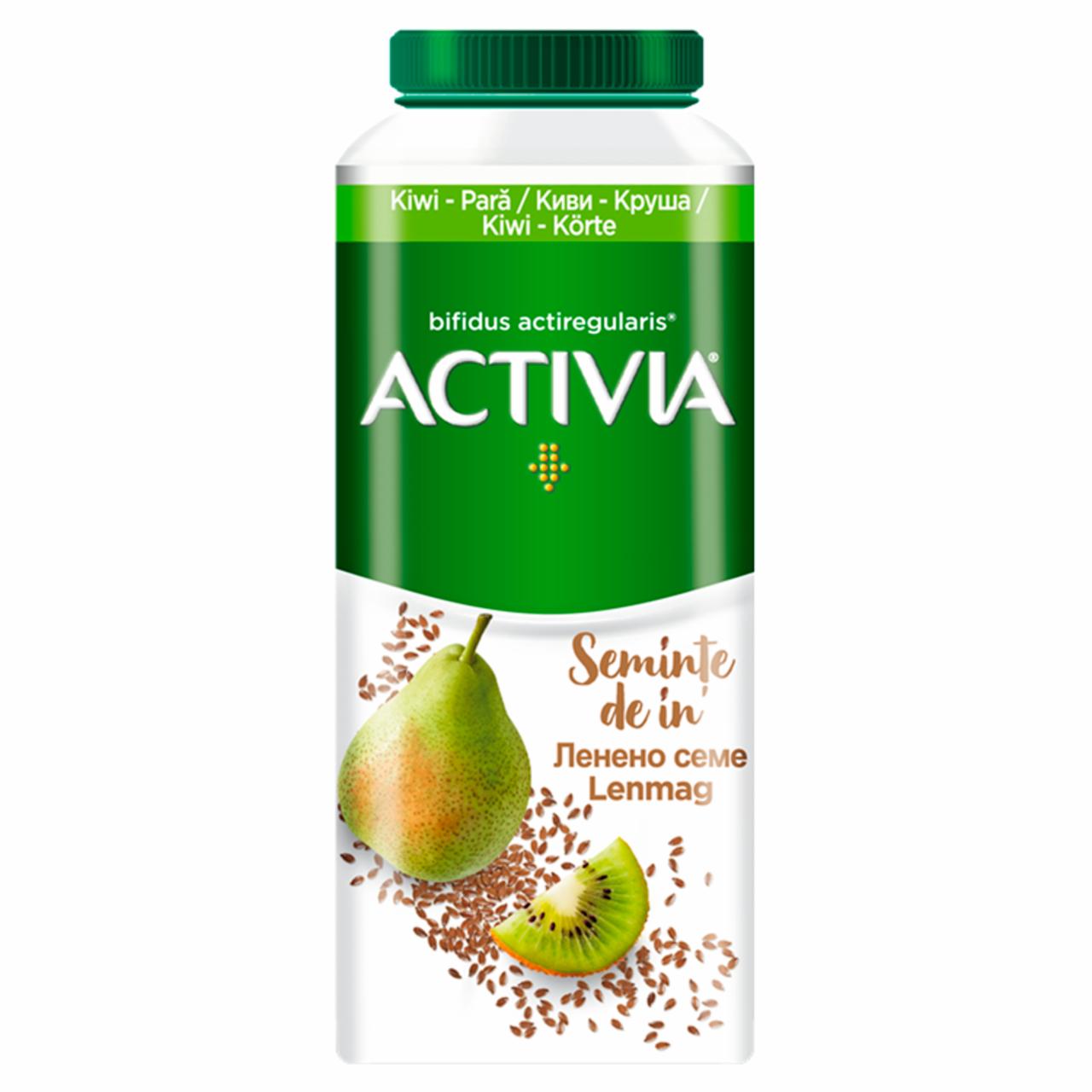 Képek - Danone Activia kiwi-körte-lenmag, élőflórás, joghurtital 320 g