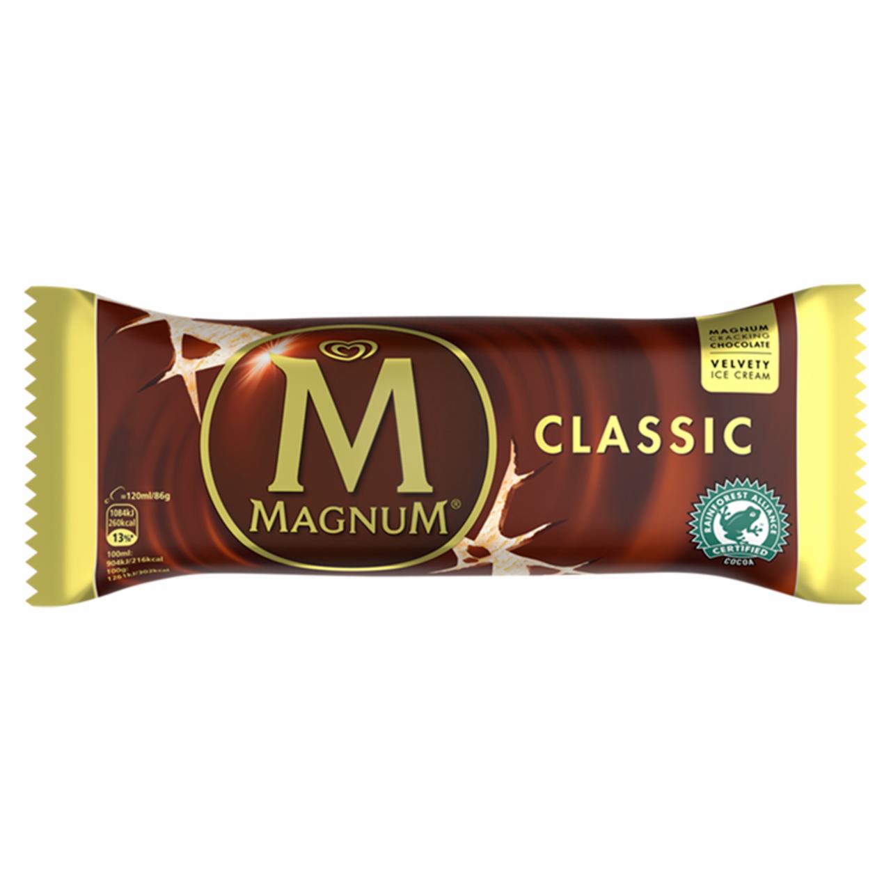 Képek - Magnum Classic vanília pálcikás jégkrém 120 ml