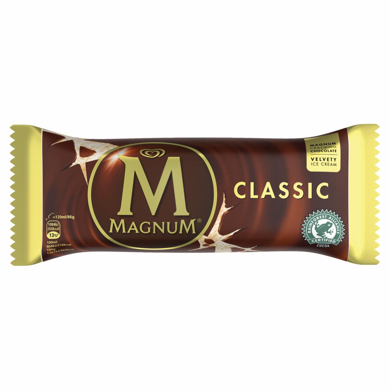 Képek - Magnum Classic vanília pálcikás jégkrém 120 ml