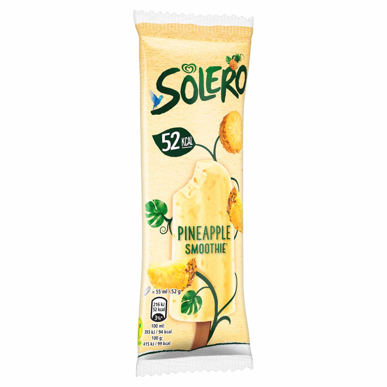 Képek - Solero Ananász Smoothie jégkrém 55 ml