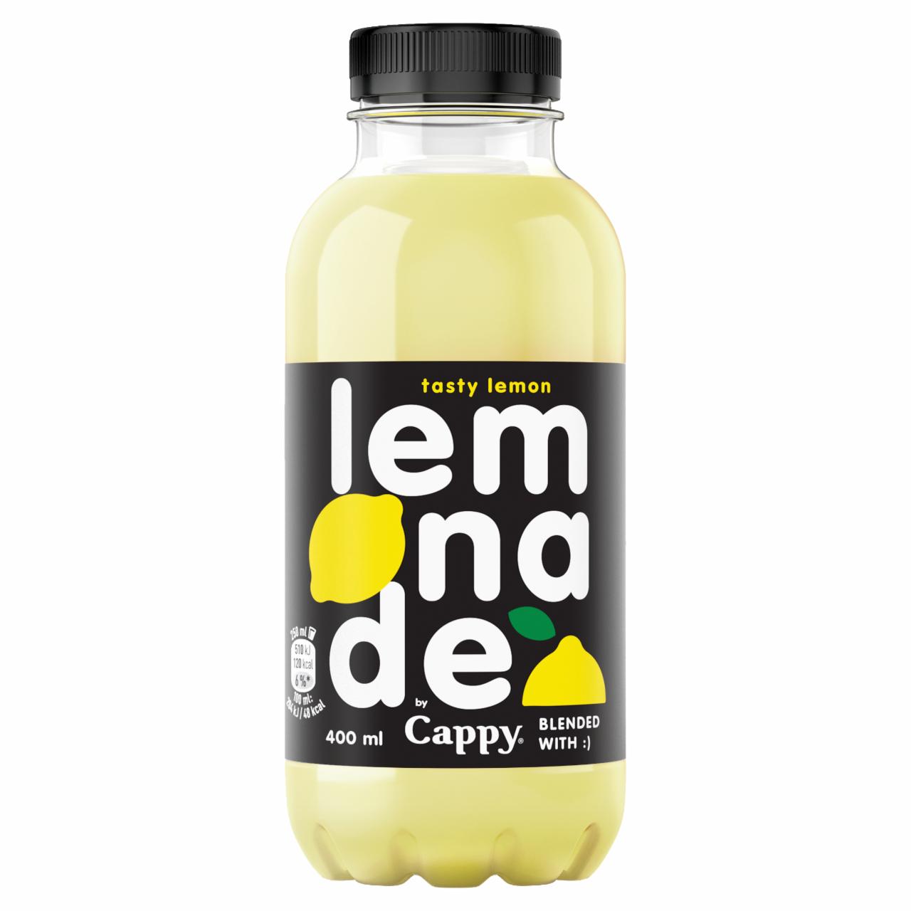 Képek - Cappy Lemonade szénsavmentes citrom ízű üdítőital cukorral és édesítőszerrel 400 ml