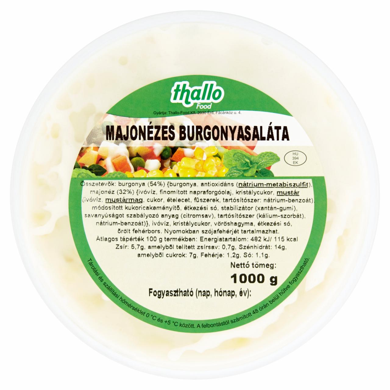 Képek - Thallo Food majonézes burgonyasaláta 1 kg