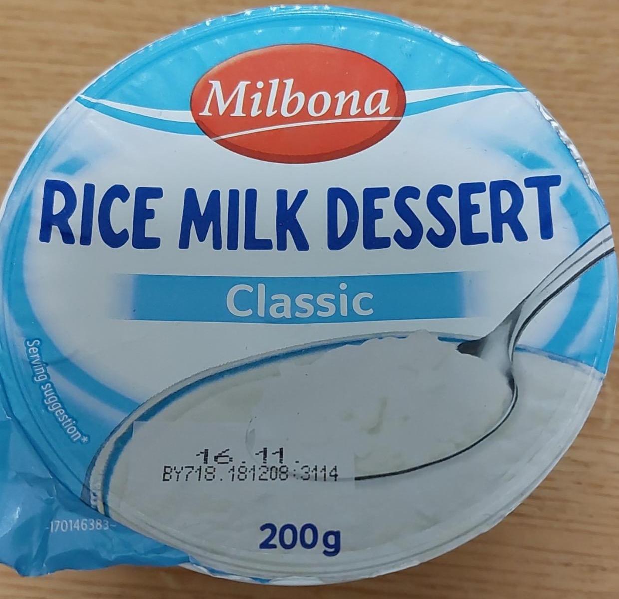 Képek - Rice milk dessert Classic Milbona