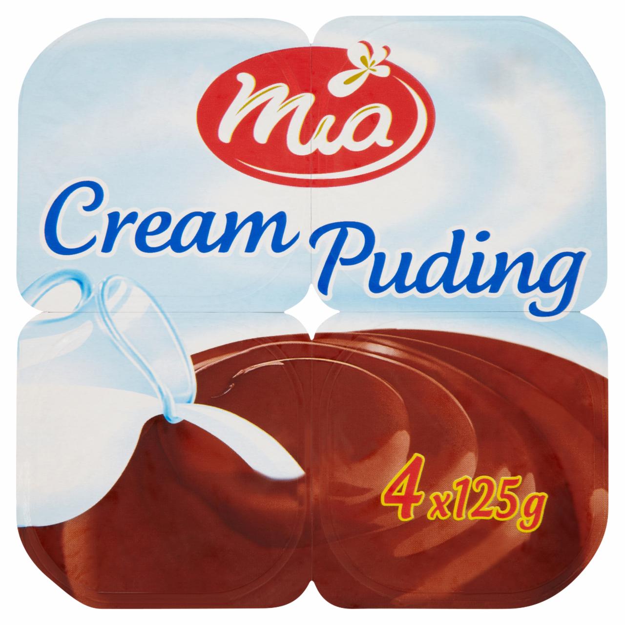 Képek - Mia kakaó ízű puding 4 x 125 g