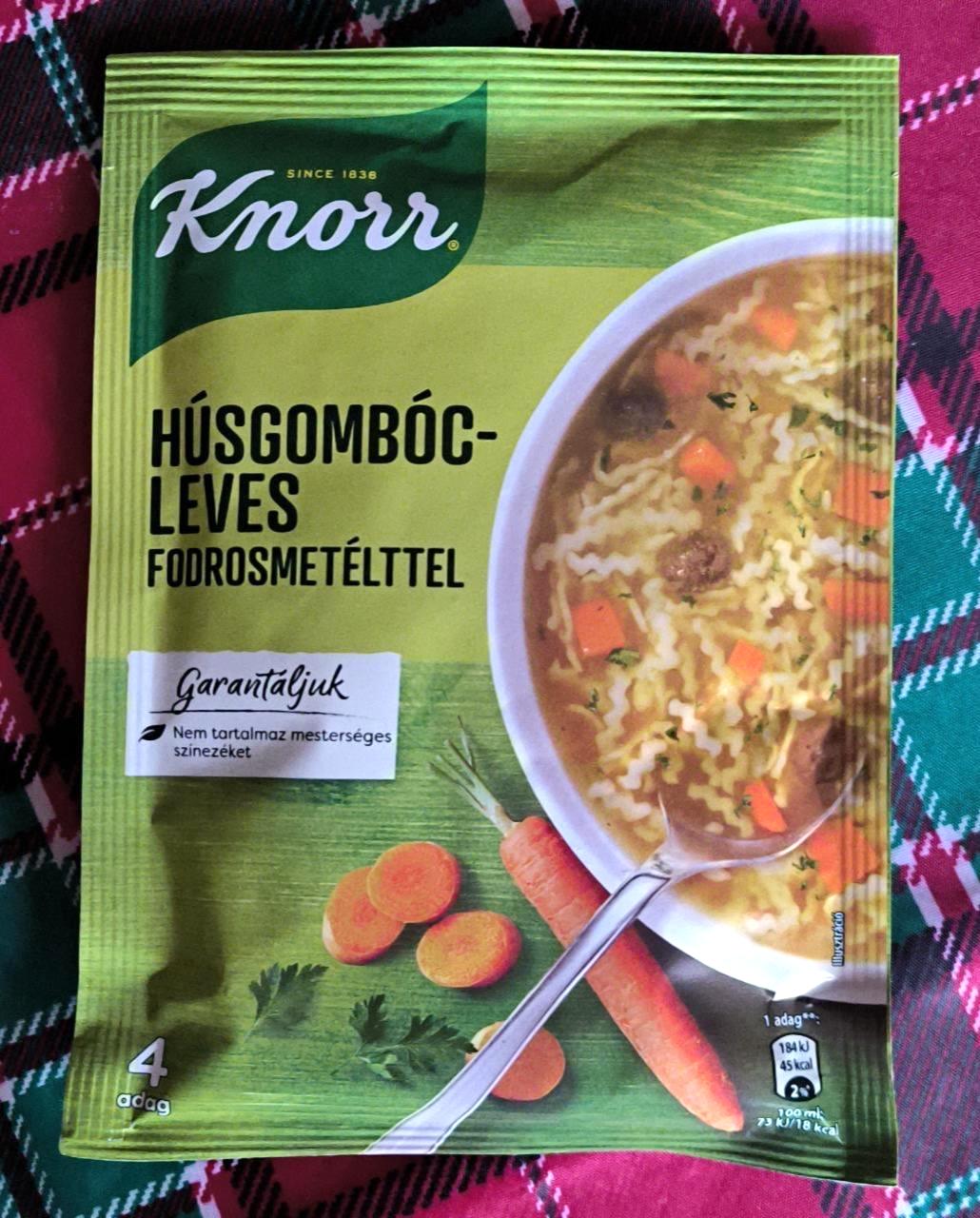 Képek - Húsgombóc leves fodrosmetélttel Knorr
