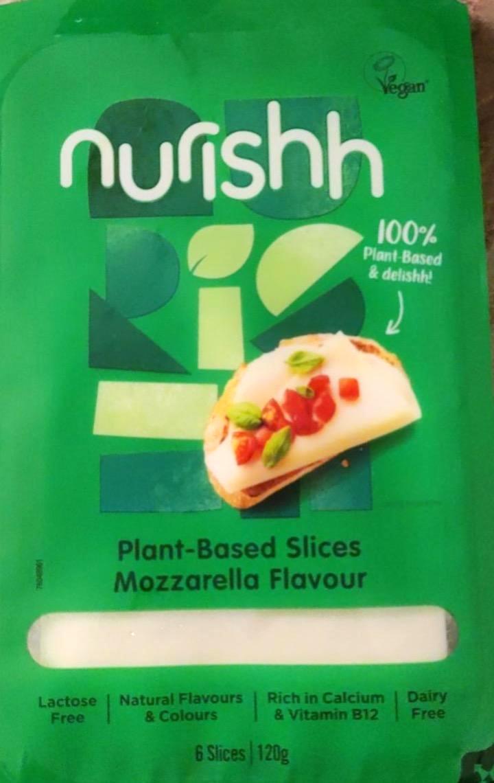 Képek - Nurishh növényi alapú szeletelt élelmiszer készítmény mozzarella ízzel 6 x 20 g (120 g)