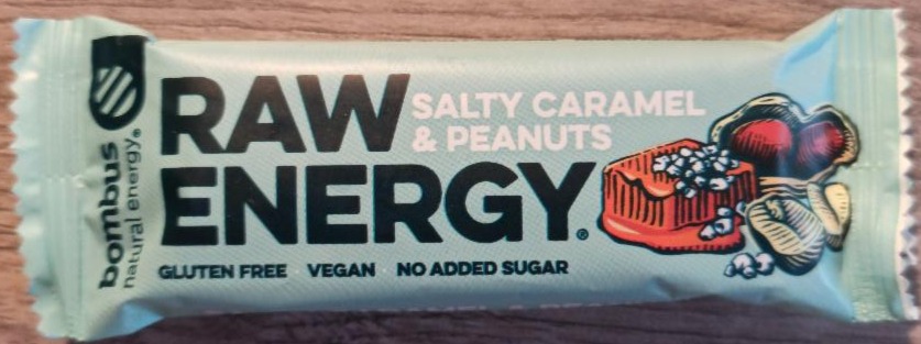 Képek - Raw energy salty caramel & peanuts Bombus