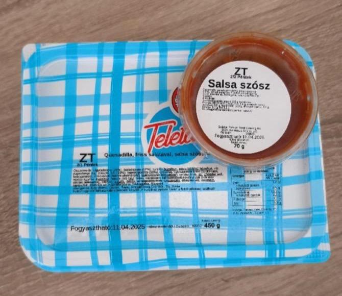 Képek - Quesadilla, friss salátával, salsa szósszal Teletál