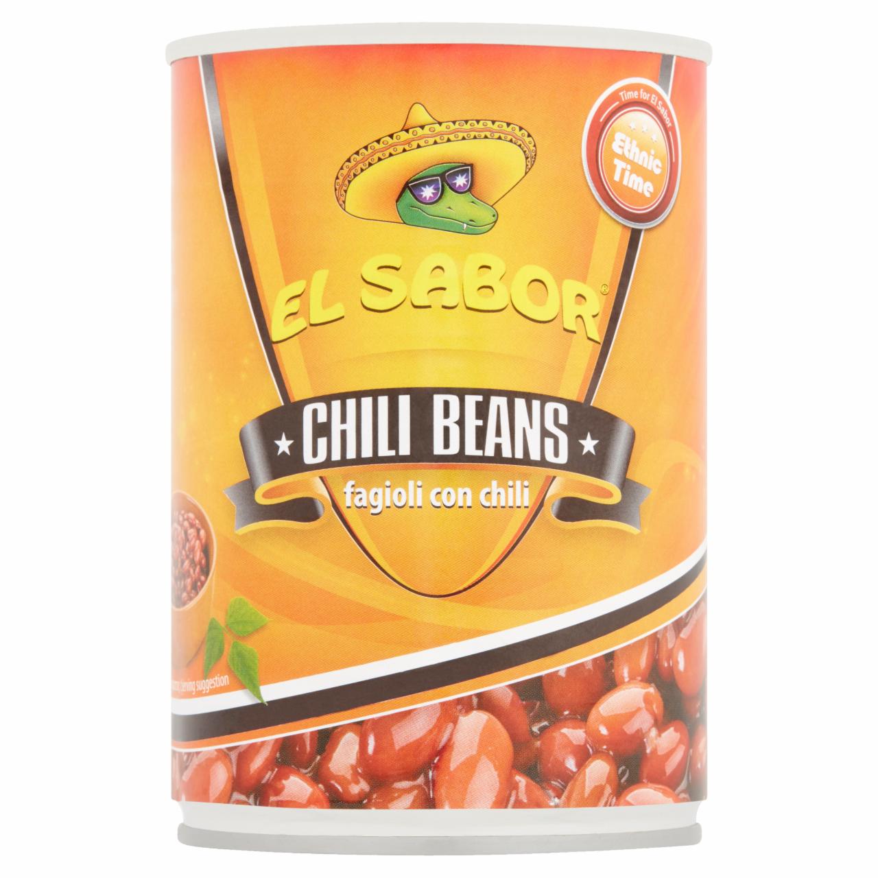 Képek - El Sabor chilis bab 410 g