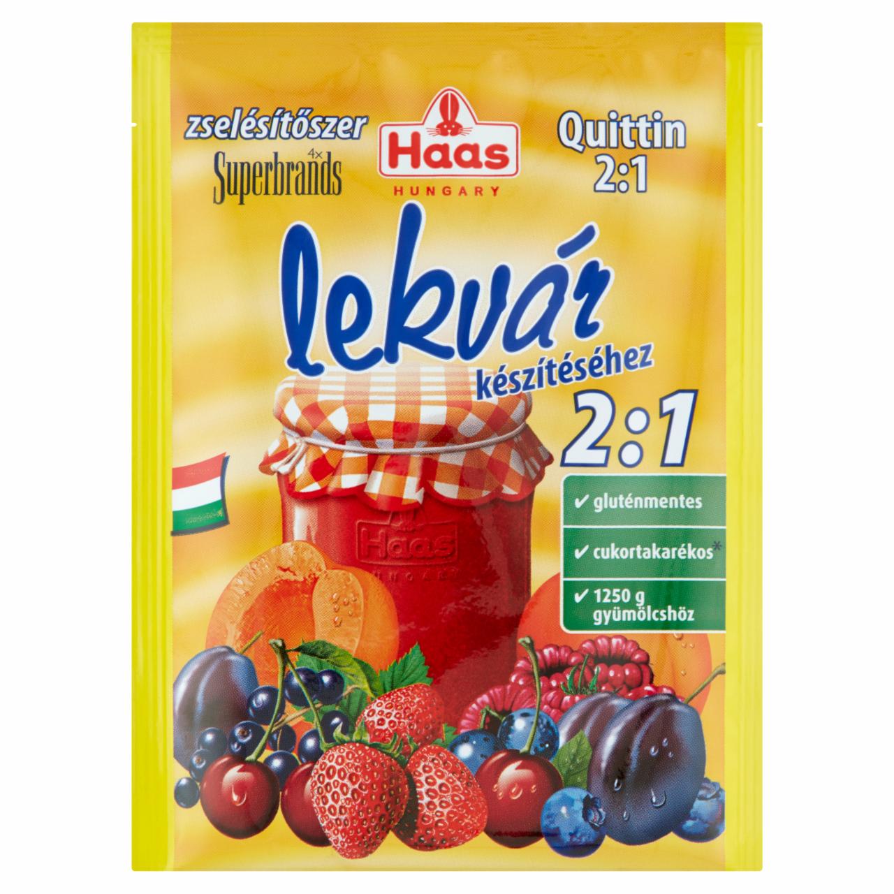 Képek - Haas Quittin 2:1 zselésítőszer 25 g