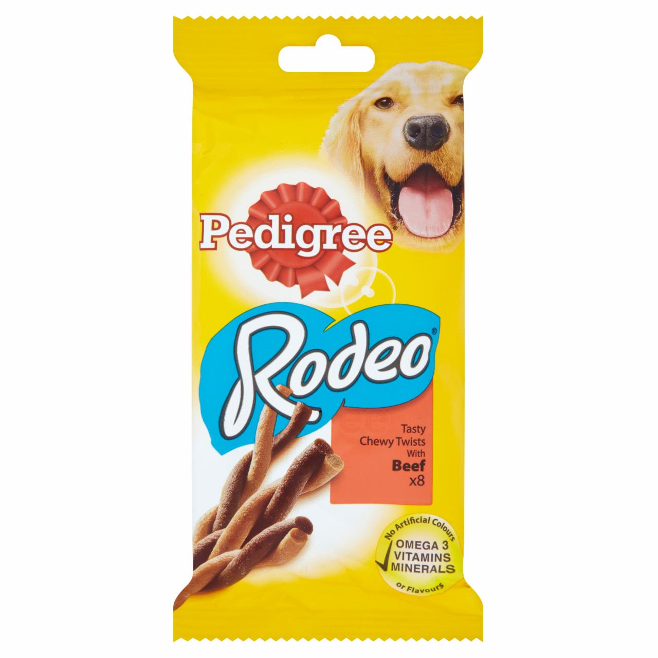 Képek - Pedigree Rodeo jutalomfalat kutyák számára marhahússal 140 g