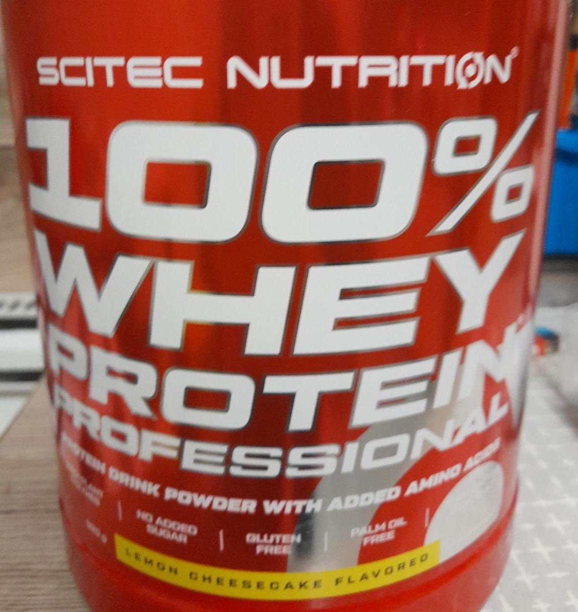 Képek - 100% whey protein professional Citromos sajttorta Scitec Nutrition