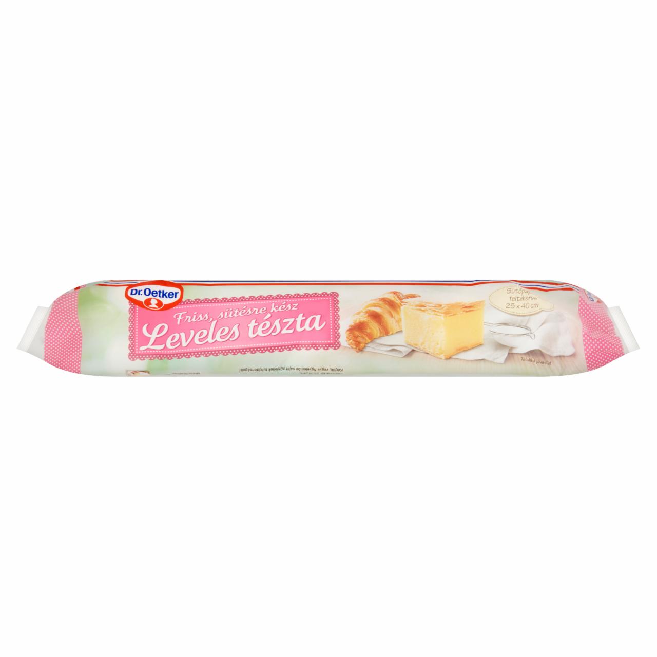 Képek - Dr. Oetker leveles tészta 275 g - friss, sütésre kész