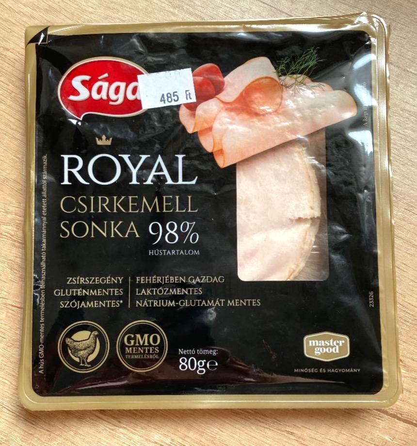 Képek - Royal csirkemell sonka 98% hústartalom Sága